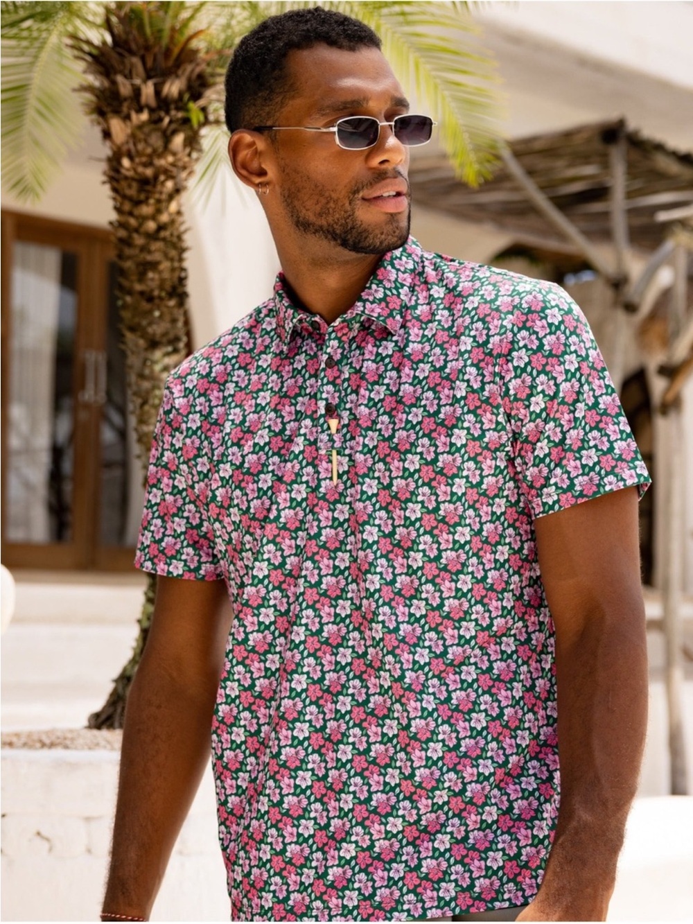 Kenny Flowers THE AZALEAS Golf Shirt Polo XL New with Tags Floral